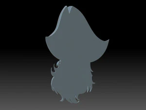 Pirate head 3D Print Model