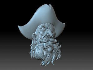 Pirate head 3D 打印模型