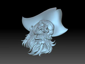Pirate head 3D Print Model