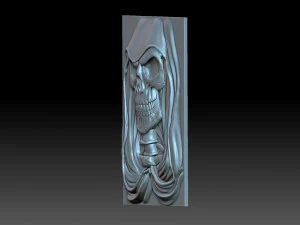 Skull With Hood 3D Print Model