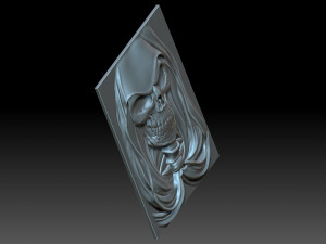 Skull With Hood 3D Принт Модель