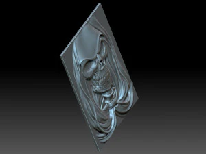 Skull With Hood 3D Print Model