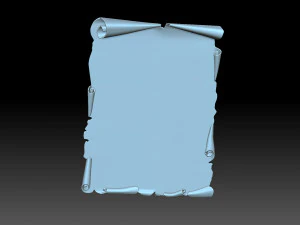 羊皮纸 3D 打印模型