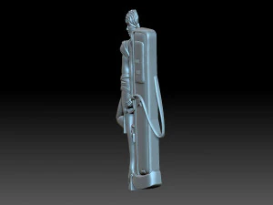 The girl at the gas station 3D Print Model