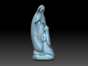 Madonna di lourds 3D Print Model