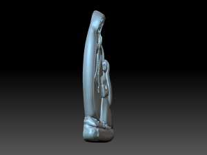 Madonna di lourds Modelo de Impressão 3D