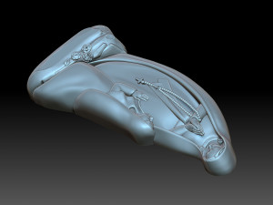 Madonna di lourds Modelo de Impressão 3D