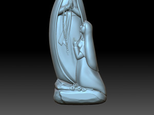 Madonna di lourds Modelo de Impressão 3D