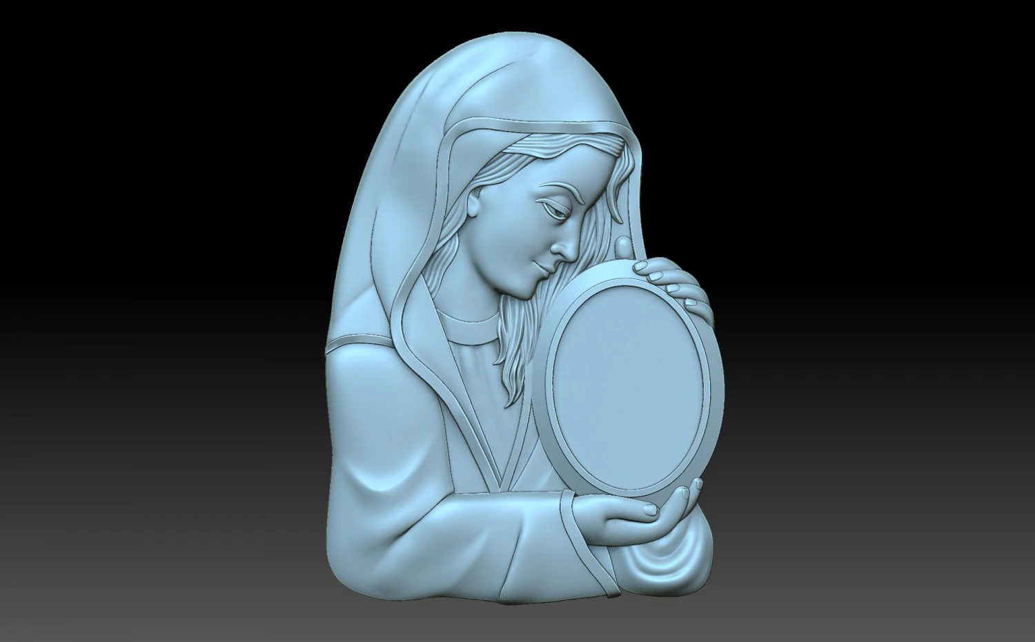 Madonna 3D Print Model .c4d .max .obj .3ds .fbx .stl .blend 