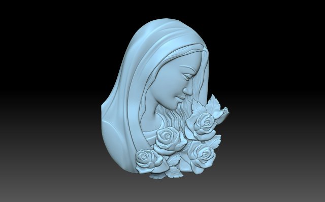 Madonna 3D Принт Модель .c4d .max .obj .3ds .fbx .stl .blend