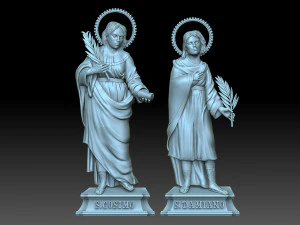 Cosma E Damiano Model do druku 3D