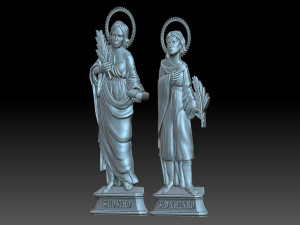 Cosma E Damiano Model Cetak 3D