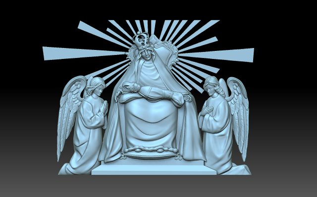 Madonna dei Miracoli 3D Print Model .c4d .max .obj .3ds .fbx .stl .blend 