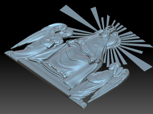 Madonna dei Miracoli 3D Print Model