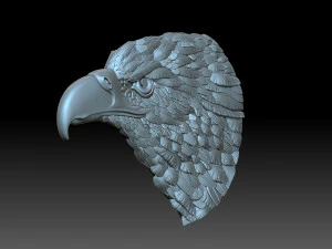 Eagle head 3D Print Model