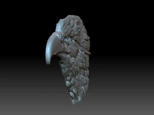 Eagle head 3D Print Model