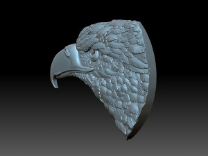 Eagle head Model do druku 3D