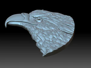 Eagle head 3D Print Model