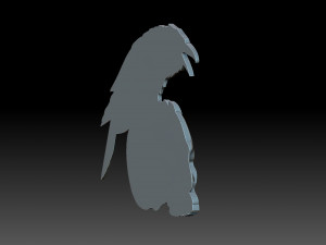 The raven and the skull 3D Print Model