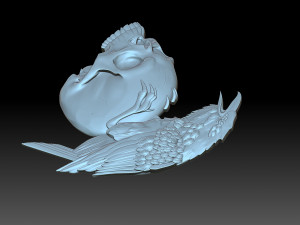 The raven and the skull 3D Print Model