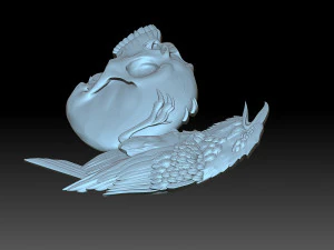 The raven and the skull 3D Print Model