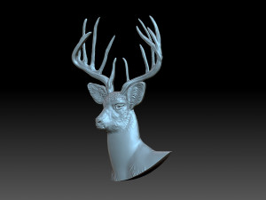 Deer head 3D 打印模型