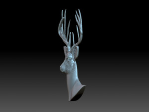 Deer head 3D 打印模型