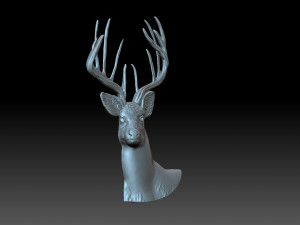 Deer head 3D 打印模型