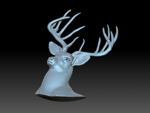 Deer head 3D 打印模型