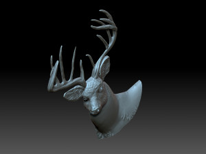 Deer head 3D 打印模型