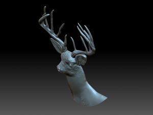 Deer head 3D 打印模型