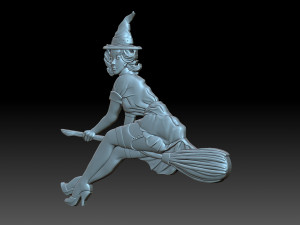 Witch 3D Baskı Modeli