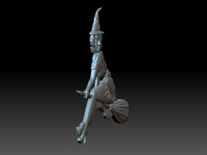 Witch 3D Baskı Modeli