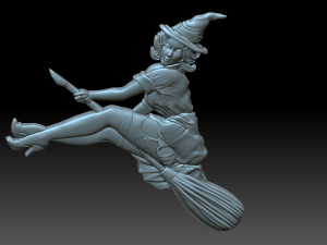 Witch 3D Baskı Modeli