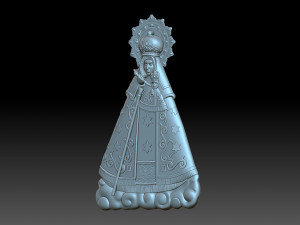 The Virgin Mary Model do druku 3D