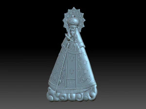 The Virgin Mary 3D Print Model
