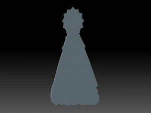 The Virgin Mary 3D Print Model