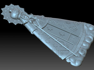 The Virgin Mary Model do druku 3D