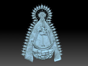 The Saint with Jesus 3D Print Models