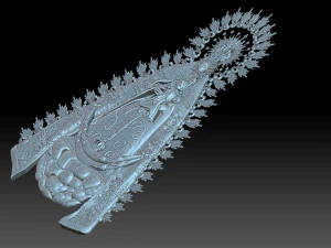 The Saint with Jesus 3D Print Model