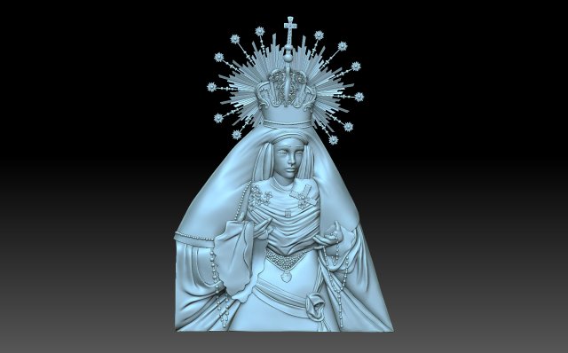 Besamanos a la Virgen de la Caridad Modello di stampa 3D .c4d .max .obj .3ds .fbx .stl .blend 