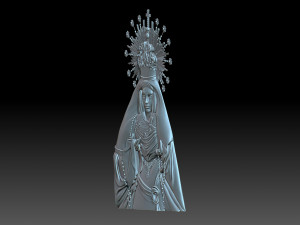 Besamanos a la Virgen de la Caridad Modello di stampa 3D