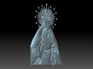 Besamanos a la Virgen de la Caridad Modello di stampa 3D