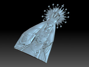 Besamanos a la Virgen de la Caridad Modello di stampa 3D