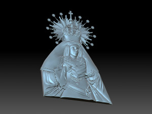 Besamanos a la Virgen de la Caridad Modello di stampa 3D