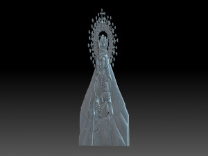 Virgen de la Merced 3D Baskı Modeli