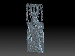Virgen De La Coronacion Model do druku 3D