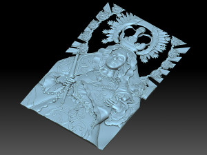Virgen De La Coronacion Model do druku 3D