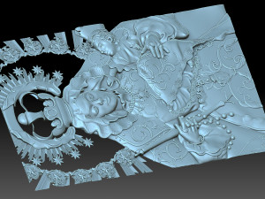 Virgen De La Coronacion Model do druku 3D
