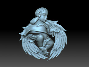 Little angel with wings 3D Print Models